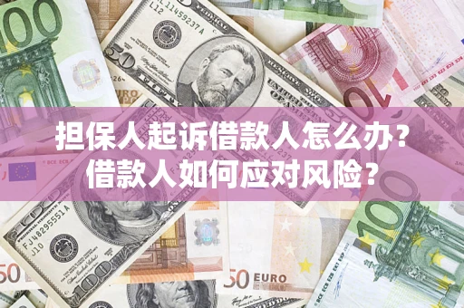 北京担保人起诉借款人怎么办？借款人如何应对风险？